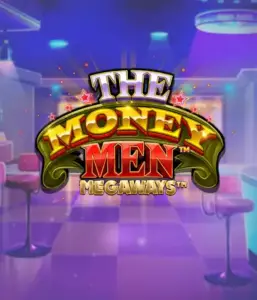 Dive into the exciting world of The Money Men Megaways game by Pragmatic Play, featuring a striking logo with sparkling stars on a stylish casino backdrop. This image captures the energy and allure of high-stakes gambling with its eye-catching ambiance and design. Ideal for slot game lovers seeking Vegas-style excitement. 